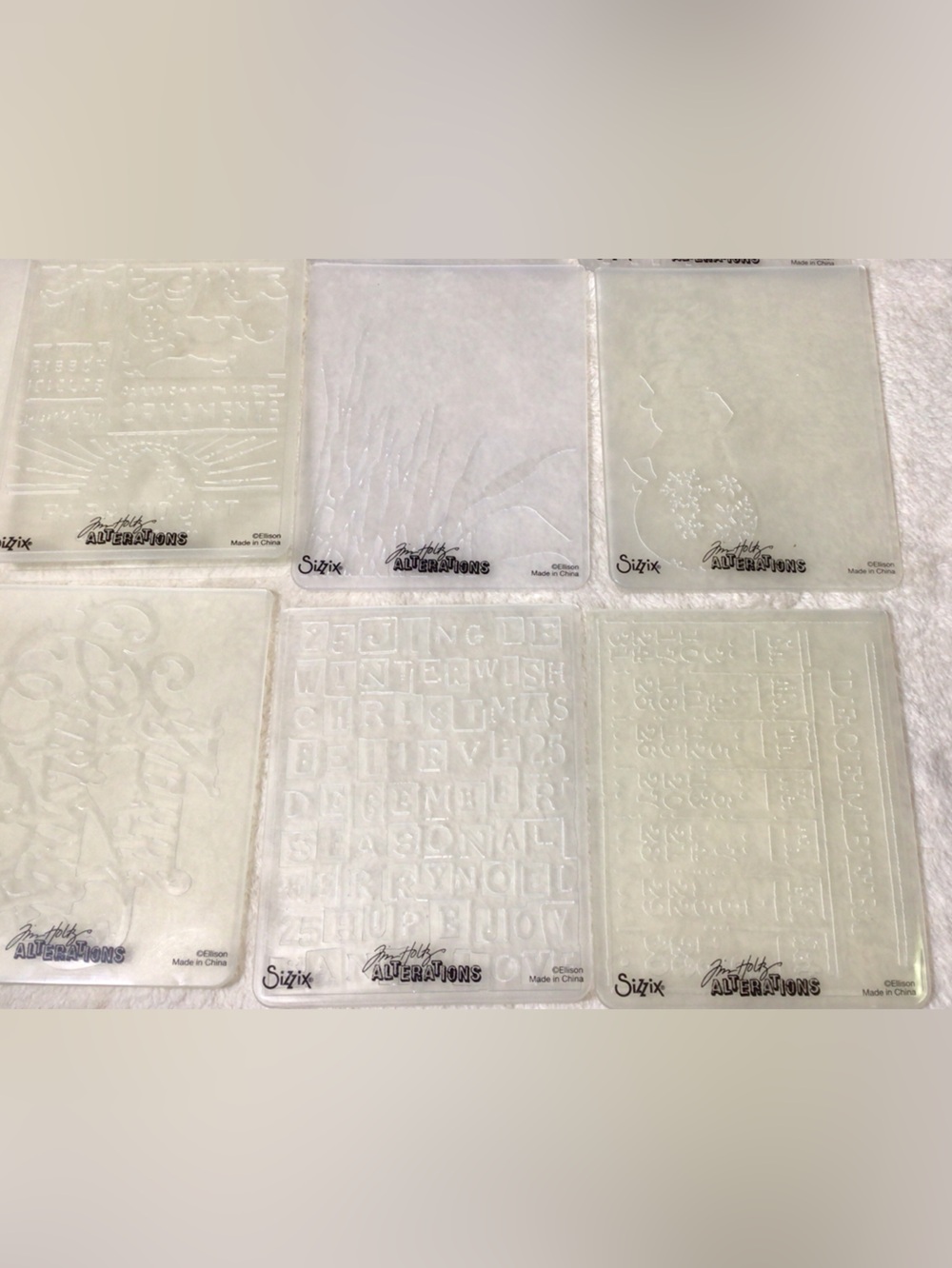Sizzix Tim Holtz Embossing Folder Set - Picture 5 of 5